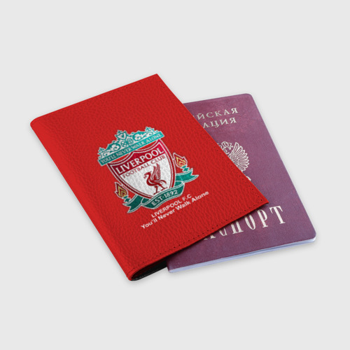Обложка для паспорта матовая кожа Liverpool - фото 3