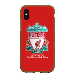 Чехол для iPhone XS Max матовый Liverpool