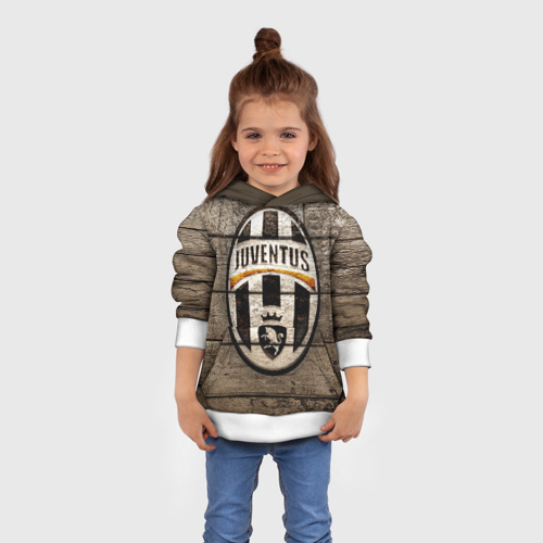 Детская толстовка 3D Juventus, цвет белый - фото 4
