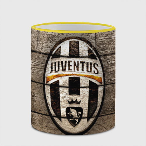 Кружка с полной запечаткой Juventus, цвет Кант желтый - фото 4