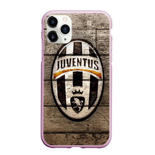 Чехол для iPhone 11 Pro Max матовый Juventus, цвет розовый