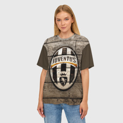 Женская футболка oversize 3D Juventus - фото 2