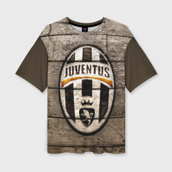 Женская футболка oversize 3D Juventus