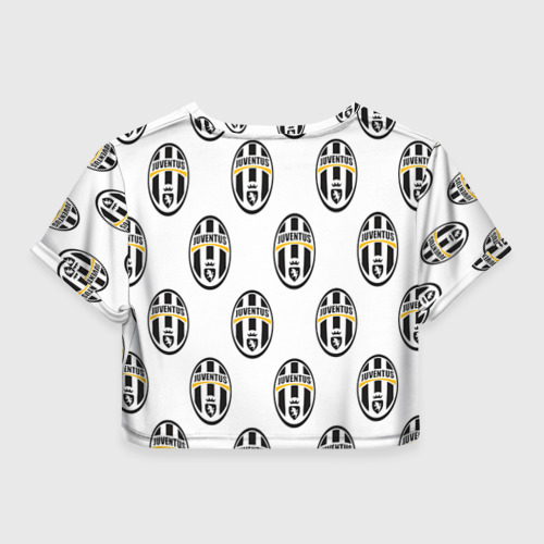 Женская футболка Crop-top 3D Juventus, цвет 3D печать - фото 2