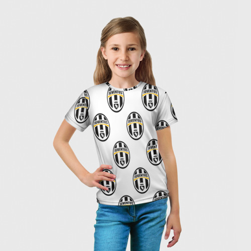 Детская футболка 3D Juventus, цвет 3D печать - фото 5