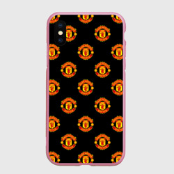 Чехол для iPhone XS Max матовый Manchester United