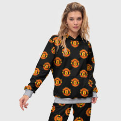 Женский костюм с толстовкой 3D Manchester United - фото 2