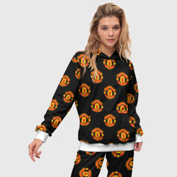 Женский костюм с толстовкой 3D Manchester United - фото 2