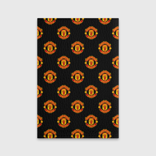 Обложка для паспорта матовая кожа Manchester United, цвет черный - фото 2