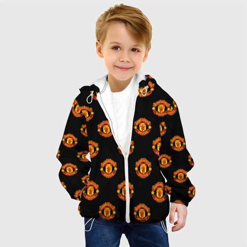 Детская куртка 3D Manchester United, цвет белый - фото 3
