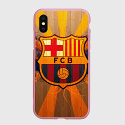 Чехол для iPhone XS Max матовый Barcelona