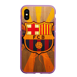 Чехол для iPhone XS Max матовый Barcelona