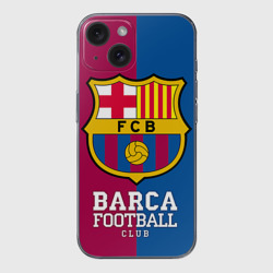 Чехол для iPhone 15 силиконовый с защитой камеры Barca