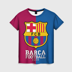 Женская футболка 3D Barca
