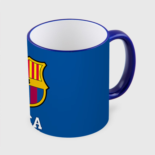 Кружка с полной запечаткой Barca, цвет Кант синий - фото 3