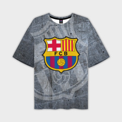Мужская футболка oversize 3D Barcelona