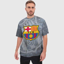 Мужская футболка oversize 3D Barcelona - фото 2