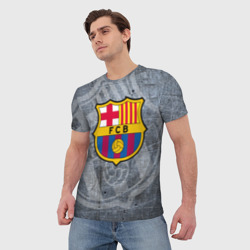 Мужская футболка 3D Barcelona - фото 2