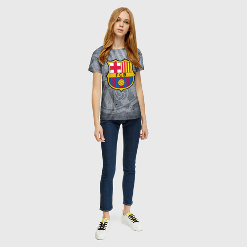 Женская футболка 3D Barcelona - фото 5