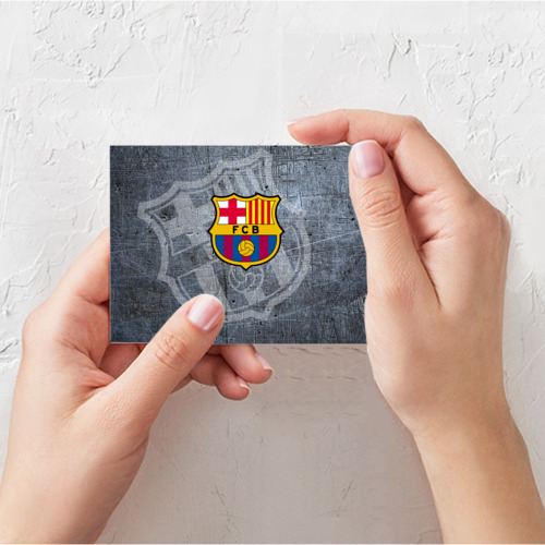 Поздравительная открытка Barcelona, цвет белый - фото 3