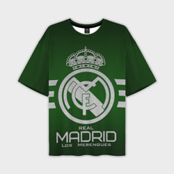 Мужская футболка oversize 3D Real Madrid