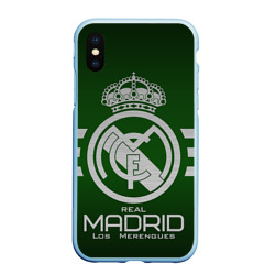 Чехол для iPhone XS Max матовый Real Madrid