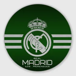 Круглый коврик для мышки Real Madrid