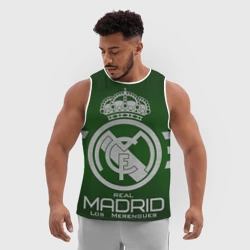 Мужская спортивная майка 3D Real Madrid - фото 2