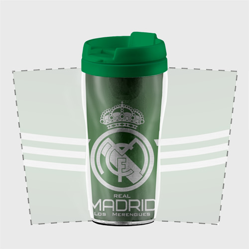 Термокружка-непроливайка Real Madrid, цвет зеленый - фото 2