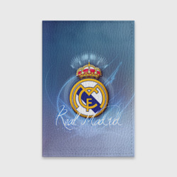 Обложка для паспорта матовая кожа Real Madrid