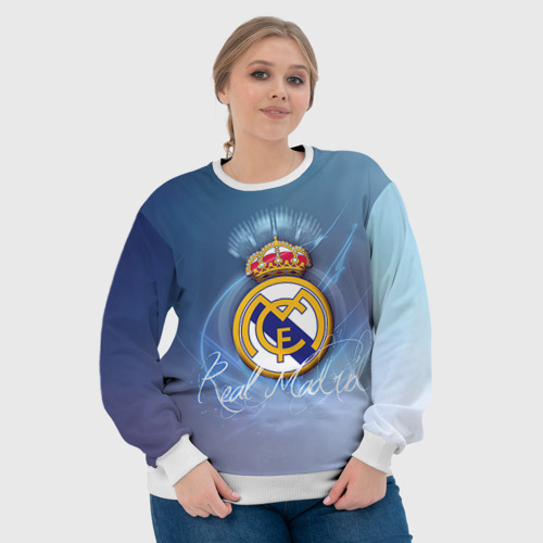 Женский свитшот 3D Real Madrid - фото 6