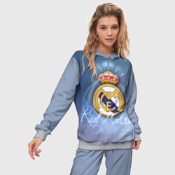 Женский костюм с толстовкой 3D Real Madrid - фото 2