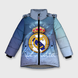 Зимняя куртка для девочек 3D Real Madrid