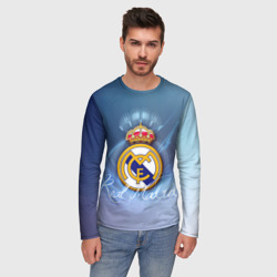 Мужской лонгслив 3D Real Madrid - фото 2