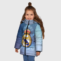 Зимняя куртка для девочек 3D Real Madrid - фото 2