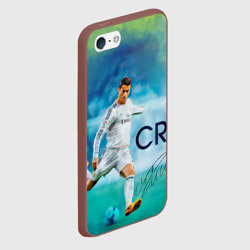Чехол для iPhone 5/5S матовый Ronaldo - фото 2