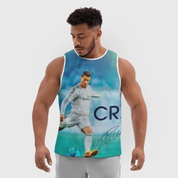 Мужская спортивная майка 3D Ronaldo - фото 2