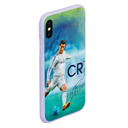 Чехол для iPhone XS Max матовый Ronaldo - фото 2