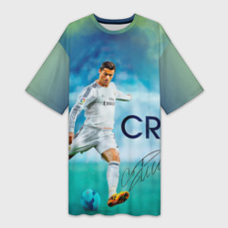 Платье-футболка 3D Ronaldo