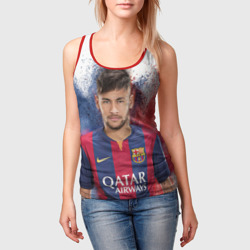Женская майка 3D Неймар - фото 2