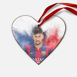 Деревянная игрушка Сердце Неймар