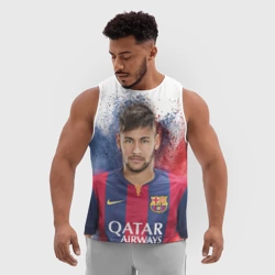 Мужская спортивная майка 3D Неймар - фото 2