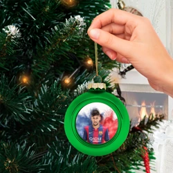 Ёлочный шар стеклянный/пластиковый Неймар - фото 2