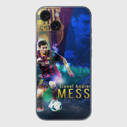 Чехол для iPhone 15 силиконовый с защитой камеры Messi