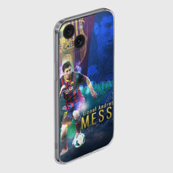 Чехол для iPhone 15 силиконовый с защитой камеры Messi - фото 2