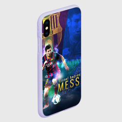 Чехол для iPhone XS Max матовый Messi - фото 2