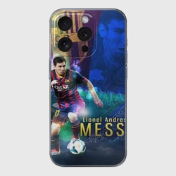 Чехол для iPhone 15 Pro силиконовый с защитой камеры Messi