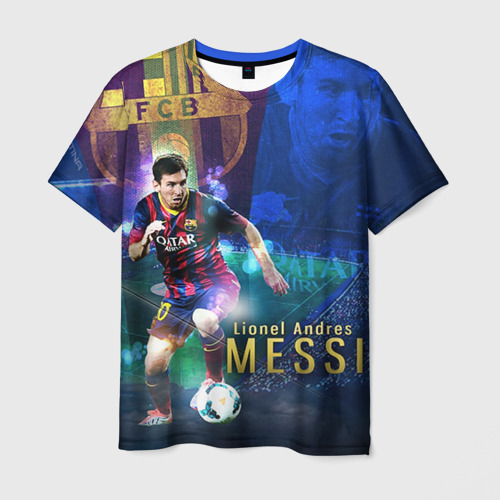 Мужская футболка 3D Messi, цвет 3D печать