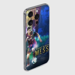 Чехол для iPhone 15 Pro силиконовый с защитой камеры Messi - фото 2