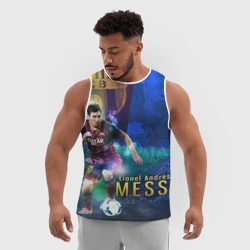 Мужская спортивная майка 3D Messi - фото 2